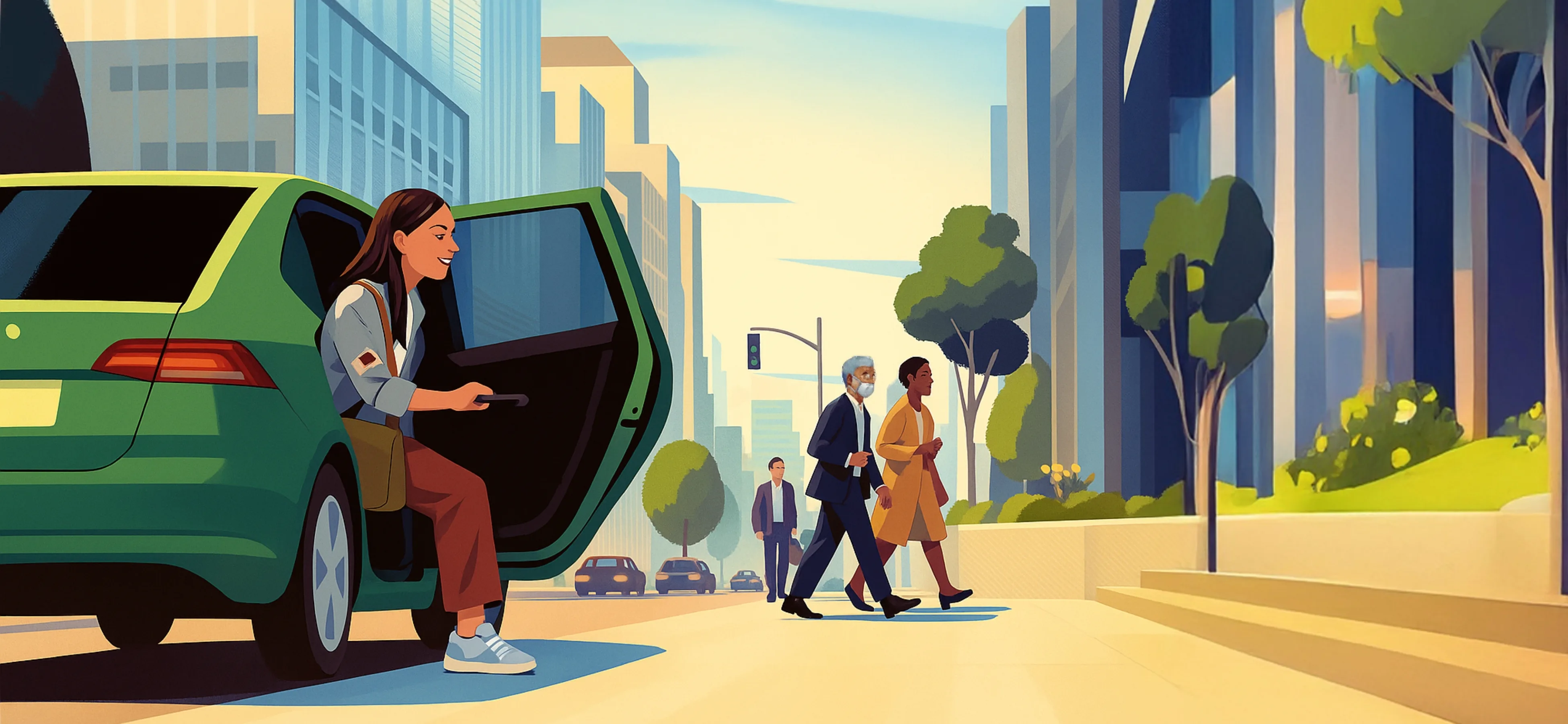 Banner image with parallax effect